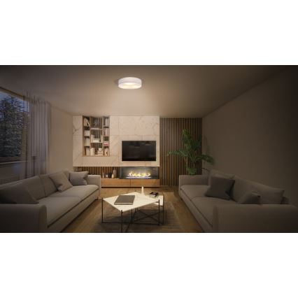 Osram - Kattovalaisin ORBIS PARIS 1xE27/25W/230V halkaisija 30 cm valkoinen