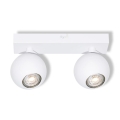 Osram - Kohdevalaisin SPOT SPHERAL 2xGU10/6W/230V valkoinen