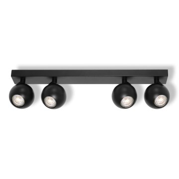 Osram - Kohdevalaisin SPOT SPHERAL 4xGU10/6W/230V musta