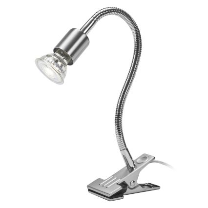 Osram - Lamppu klipsillä CLIP TUBE FLEX 1xGU10/5W/230V mattakromi