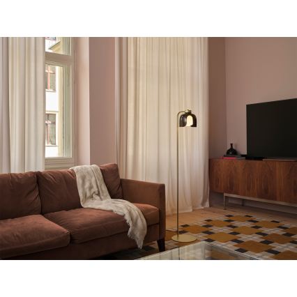 Osram - Lattiavalaisin DECOR COROLLE 1xE27/15W/230V musta/kulta