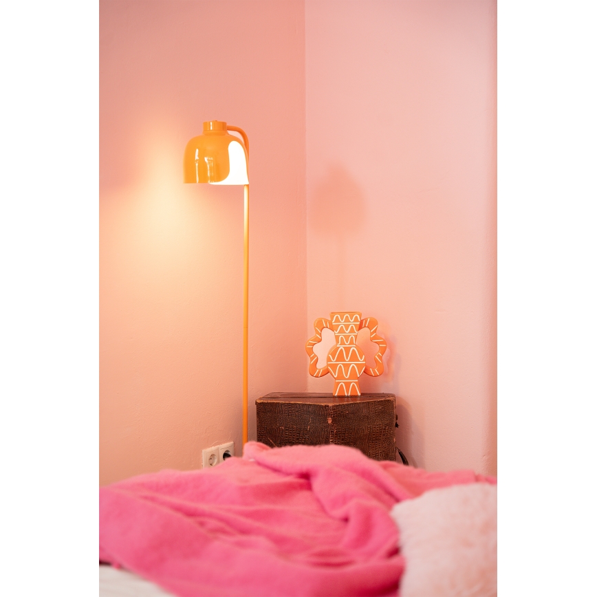 Osram - Lattiavalaisin DECOR COROLLE 1xE27/15W/230V oranssi