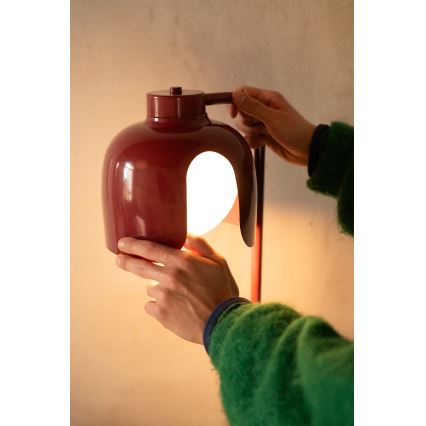 Osram - Lattiavalaisin DECOR COROLLE 1xE27/15W/230V punainen