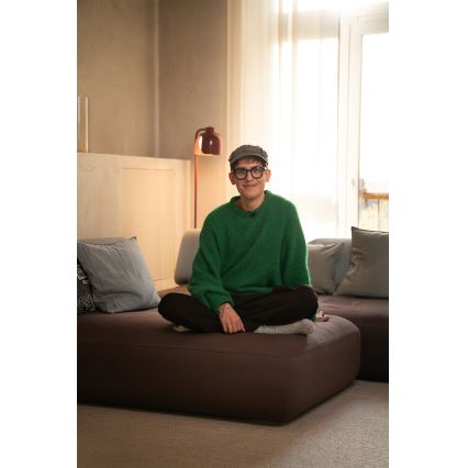 Osram - Lattiavalaisin DECOR COROLLE 1xE27/15W/230V punainen