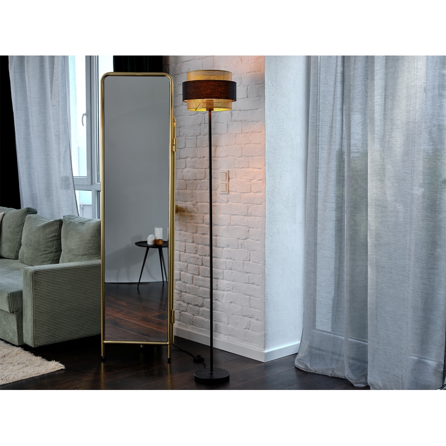 Osram - Lattiavalaisin DECOR HORNET 1xE27/10W/230V musta/kultainen