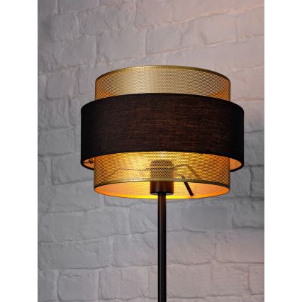 Osram - Lattiavalaisin DECOR HORNET 1xE27/10W/230V musta/kultainen