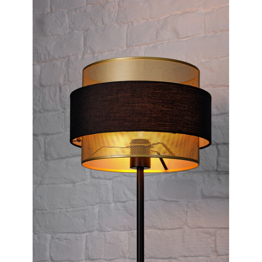 Osram - Lattiavalaisin DECOR HORNET 1xE27/10W/230V musta/kultainen