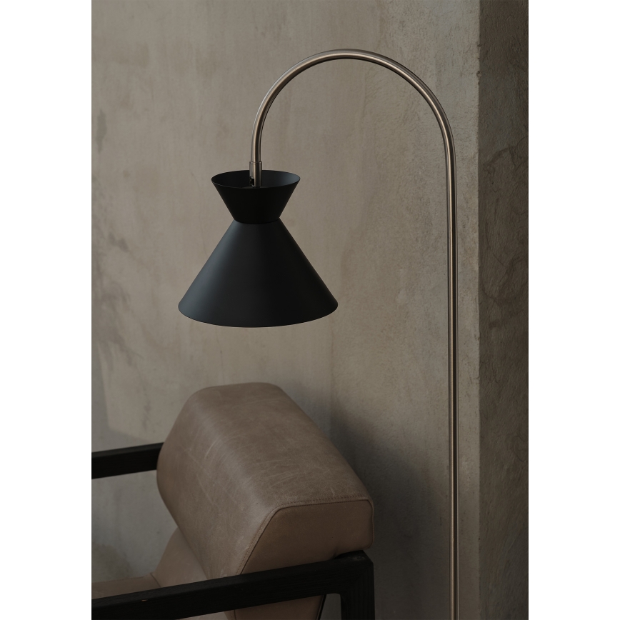 Osram - Lattiavalaisin DECOR WAIST 1xE27/40W/230V musta