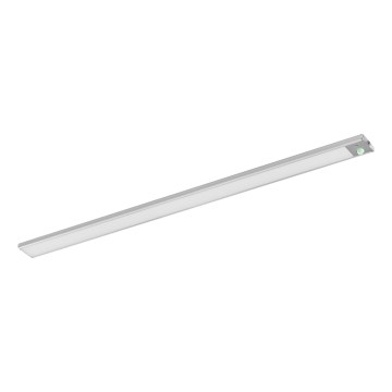 Osram - LED alakaapin valaisin liike- ja hämäräanturilla LINEAR 4W/3,7V 1500 mAh 3000/4000/6500K 60 cm harmaa
