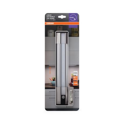 Osram - LED-alakaappivalaisin anturilla MOBILE LED/1,5W/3,7V 1800 mAh