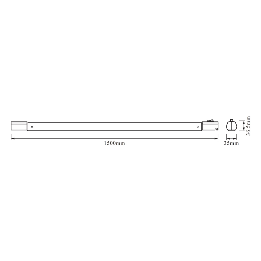 Osram - LED-alakaappivalaisin TUBEKIT LED/21,5W/230V 3000K 150 cm valkoinen