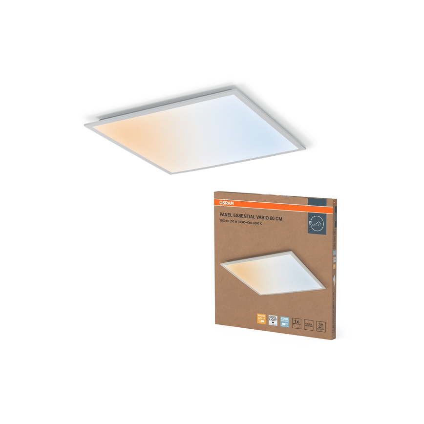 Osram - LED-alaslaskettava kattopaneeli ESSENTIAL LED/50W/230V 3000/4000/6500K 60x60 cm
