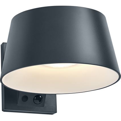 Osram - LED-aurinkoseinävalaisin anturilla ENDURA STYLE LED/10,1W/4,2V 2000 mAh IP54 antrasiitti
