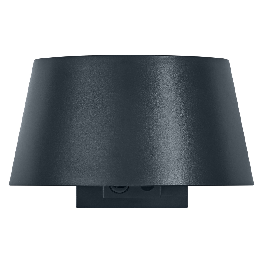 Osram - LED-aurinkoseinävalaisin anturilla ENDURA STYLE LED/10,1W/4,2V 2000 mAh IP54 antrasiitti