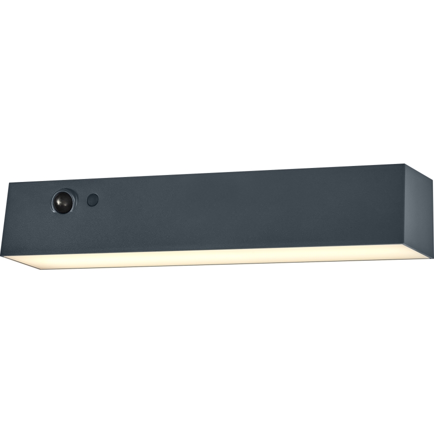 Osram - Aurinkokennolla varustettu LED-seinävalaisin anturilla ENDURA STYLE LED/12,4W/4,2V 2000 mAh IP54 antrasiitti