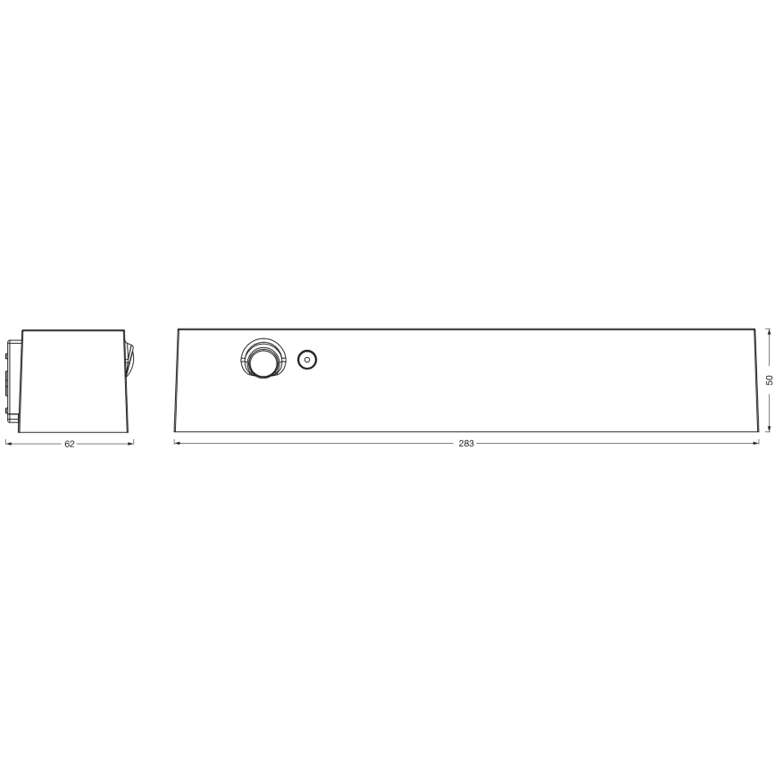 Osram - Aurinkokennolla varustettu LED-seinävalaisin anturilla ENDURA STYLE LED/12,4W/4,2V 2000 mAh IP54 antrasiitti