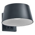 Osram - LED-aurinkoseinävalaisin anturilla ENDURA STYLE LED/10,1W/4,2V 2000 mAh IP54 antrasiitti