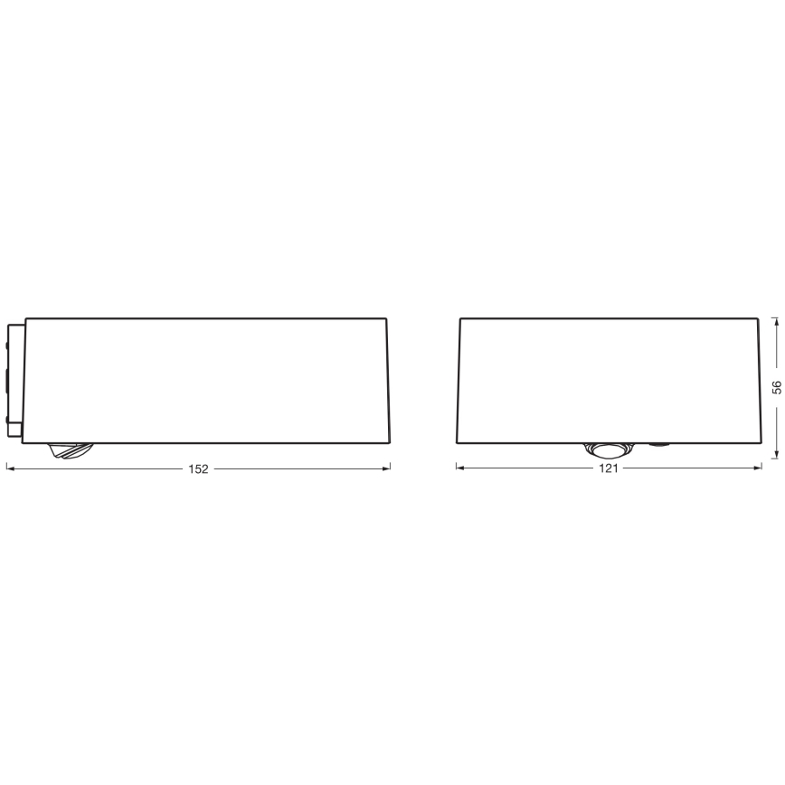 Osram - Himennettävä LED-aurinkokäyttöinen seinävalaisin anturilla ENDURA STYLE LED/10,7W/4,2V 2000 mAh IP65 antrasiitti