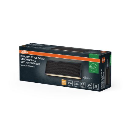 Osram - himmennettävä LED-aurinkoseinävalaisin ENDURA STYLE LED/7,1W/4,2V 2000 mAh IP44 antrasiitti