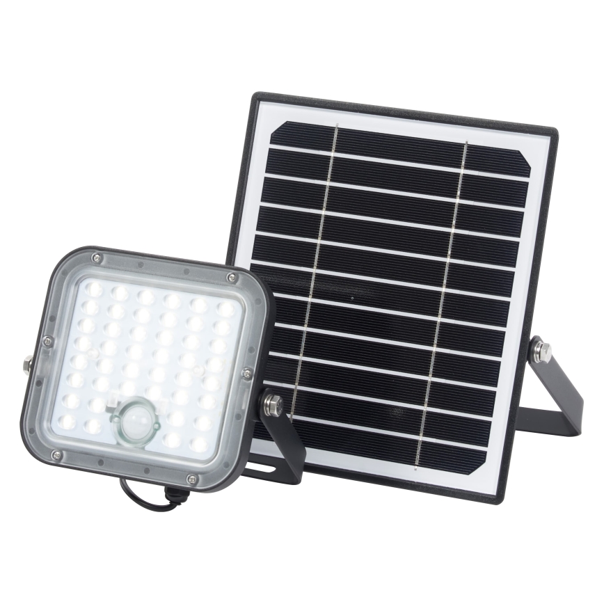 Osram - himmennettävä aurinkokäyttöinen LED-valonheitin liiketunnistimella ENDURA LED/10W/4,2V 4000K IP65 musta + kaukosäädin