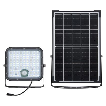 Osram - Himmennettävä LED-aurinkokäyttöinen valonheitin anturilla ENDURA LED/30W/6,4V 4000K IP65 musta + kauko-ohjain