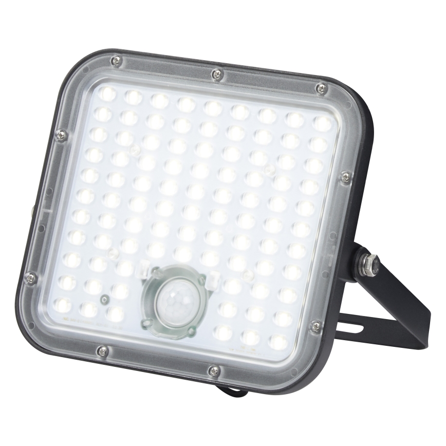 Osram - Himmennettävä LED-aurinkokäyttöinen valonheitin anturilla ENDURA LED/30W/6,4V 4000K IP65 musta + kauko-ohjain