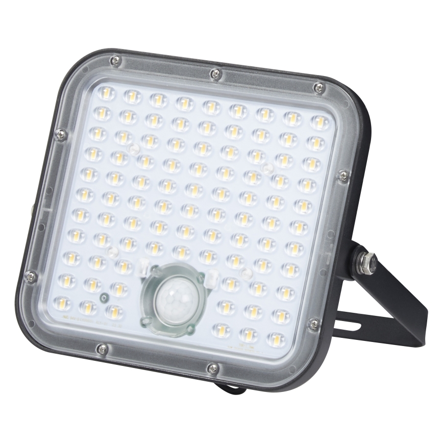 Osram - Himmennettävä LED-aurinkokäyttöinen valonheitin anturilla ENDURA LED/30W/6,4V 4000K IP65 musta + kauko-ohjain