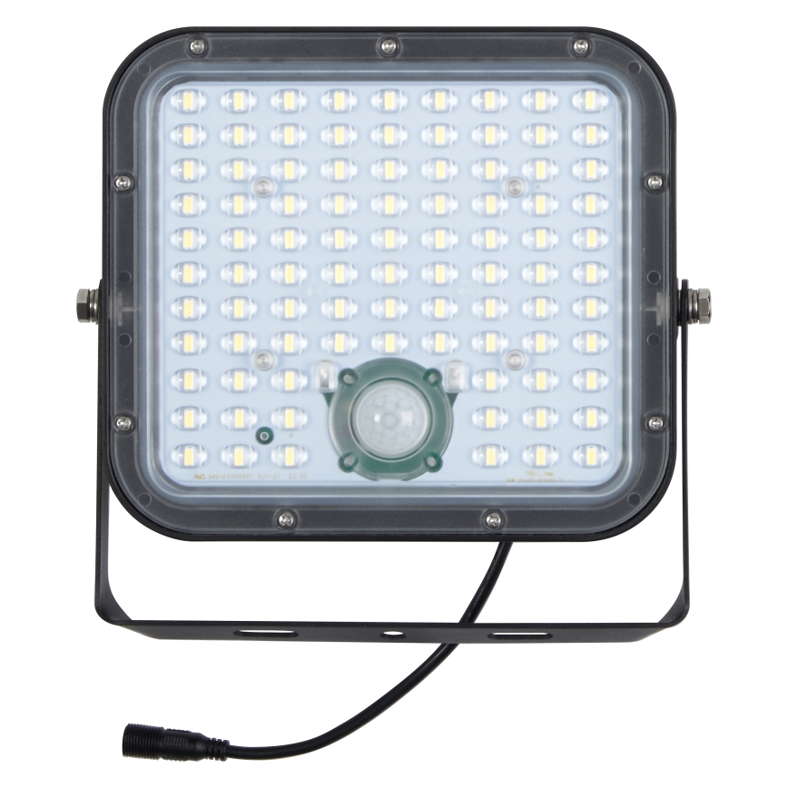 Osram - Himmennettävä LED-aurinkokäyttöinen valonheitin anturilla ENDURA LED/30W/6,4V 4000K IP65 musta + kauko-ohjain