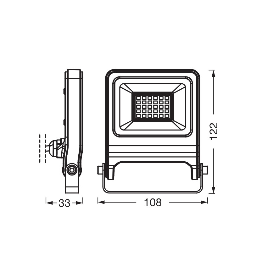Osram - LED-heijastin ENDURA LED/20W/230V 4000K IP65