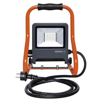 Osram - LED-heijastin jalustalla R-STAND LED/30W/230V 4000K P44 oranssi