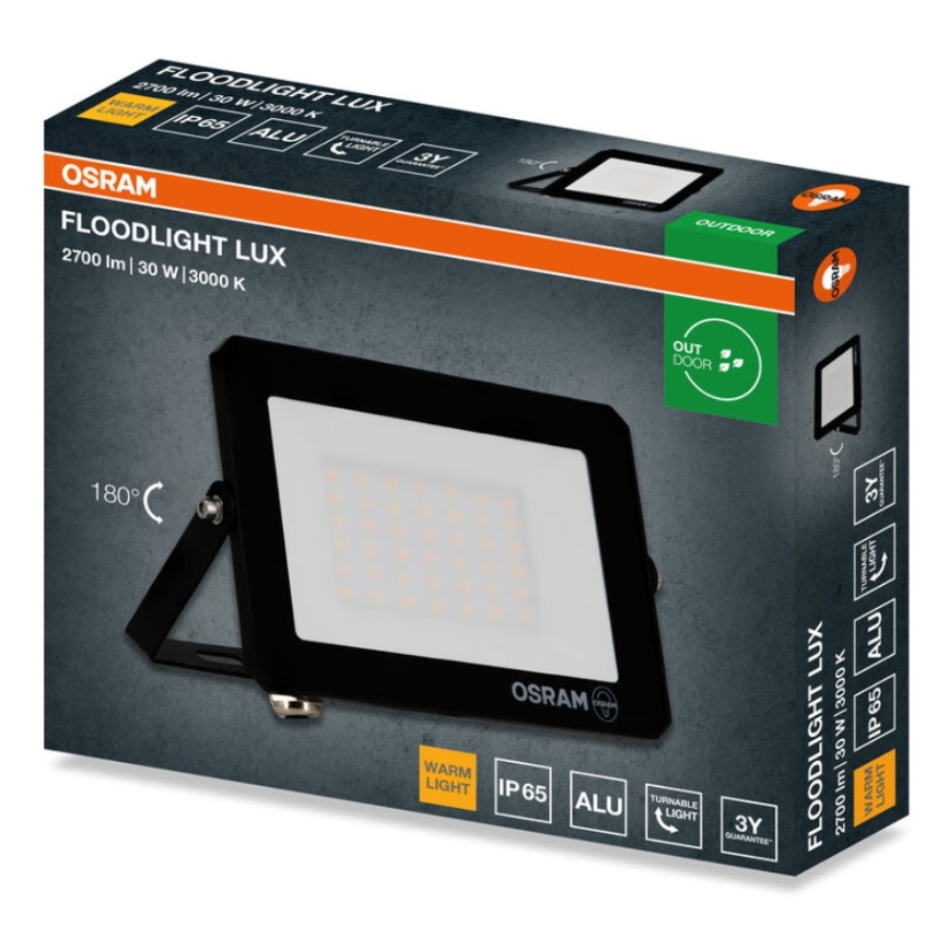 Osram - LED-heittovalaisin FLOODLIGHT LED/30W/230V 3000K IP65