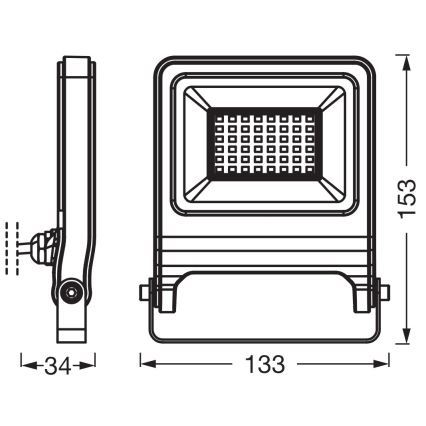 Osram - LED-heittovalo ENDURA LED/30W/230V 4000K IP65