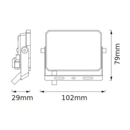 Osram - LED-heittovalo FLOODLIGHT LED/10W/230V 4000K IP65