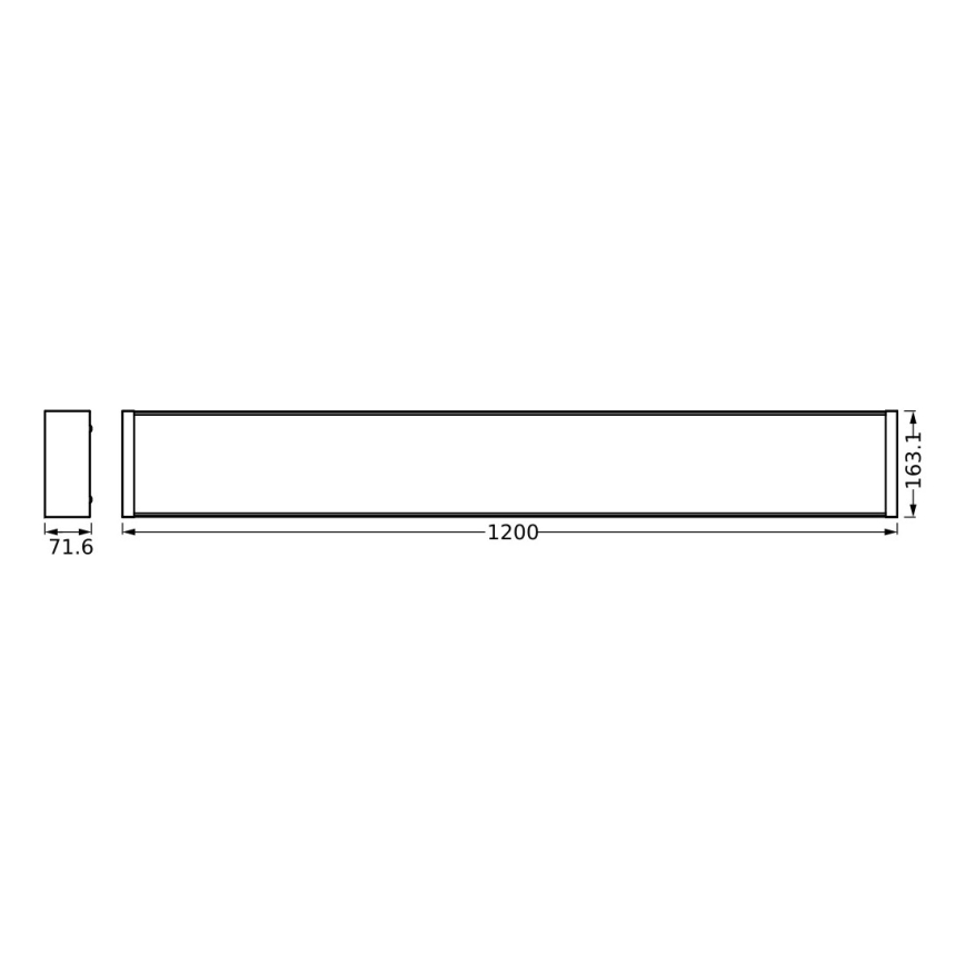Osram - LED himmennettävä kattovalaisin OFFICE LINE LED/40W/230V 120 cm + kaukosäädin