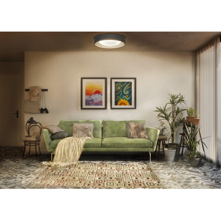 Osram - LED-himennettävä kattovalaisin ORBIS CONCRETE LED/13W/230V halkaisija 30 cm harmaa/betoni