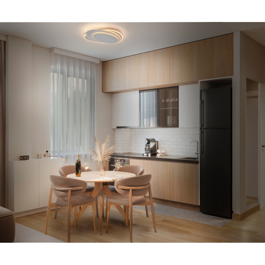Osram - Himmennettävä LED-kattovalaisin ORBIS LAYERS LED/50W/230V 2600-6000K 36x49 cm valkoinen + kaukosäädin