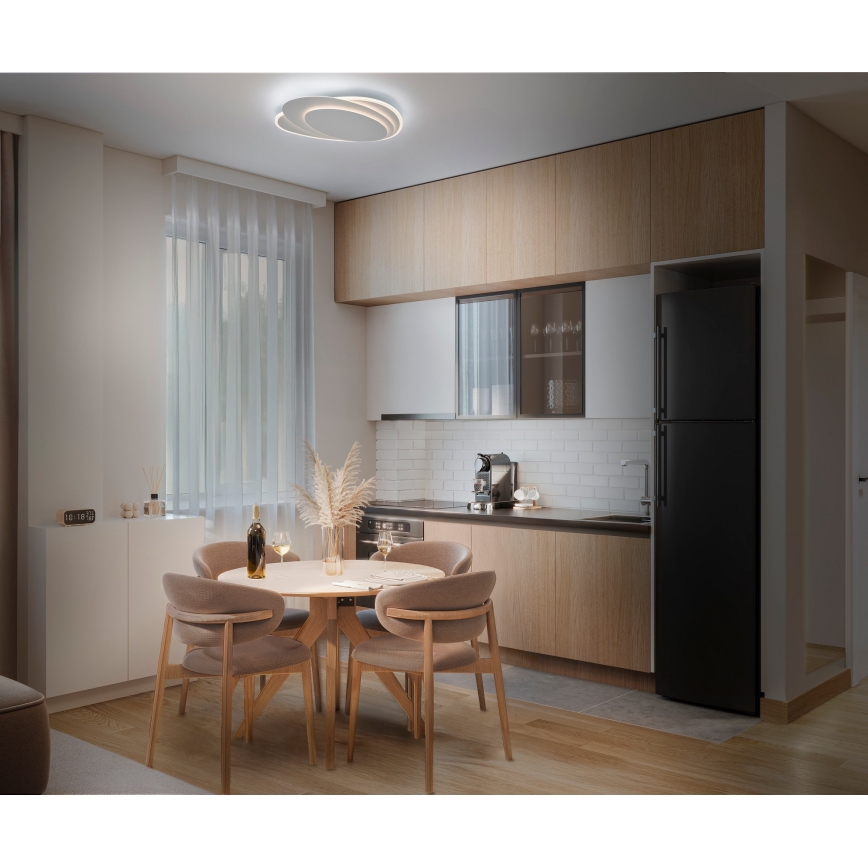 Osram - Himmennettävä LED-kattovalaisin ORBIS LAYERS LED/50W/230V 2600-6000K 36x49 cm valkoinen + kaukosäädin