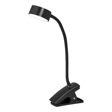 Osram - LED-himennettävä pöytälamppu klipsillä OFFICE LINE LED/4,8W/230V 3000/4000/6500K musta
