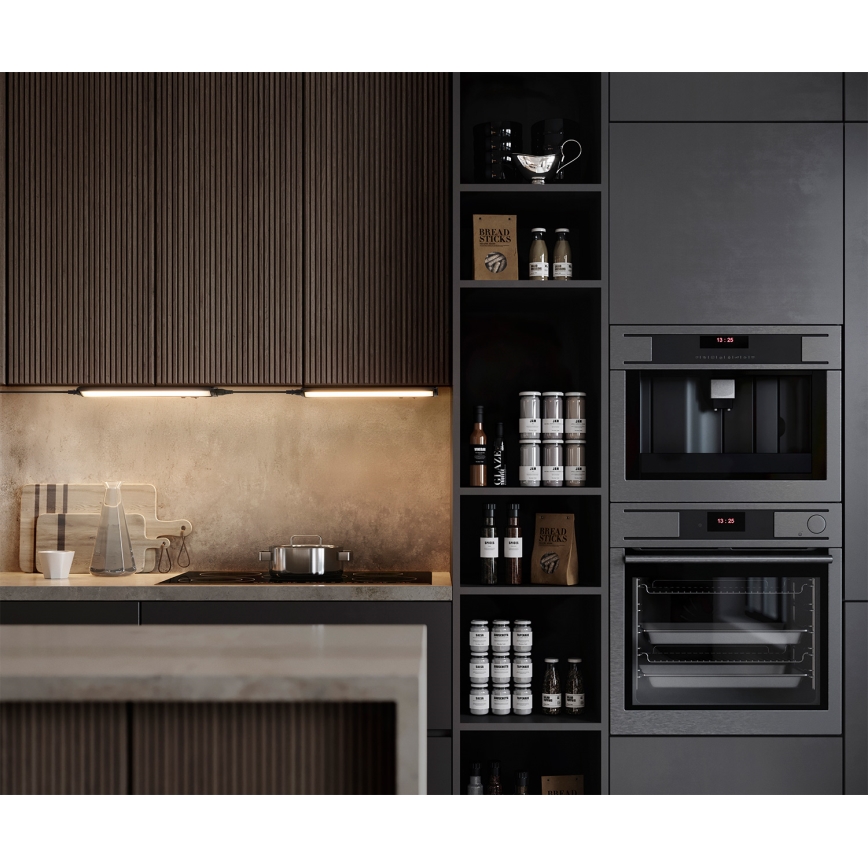 Osram - himmennettävä LED-alakaappivalaisin LINEAR TURN LED/6W/230V 3000/4000/6500K 35 cm musta