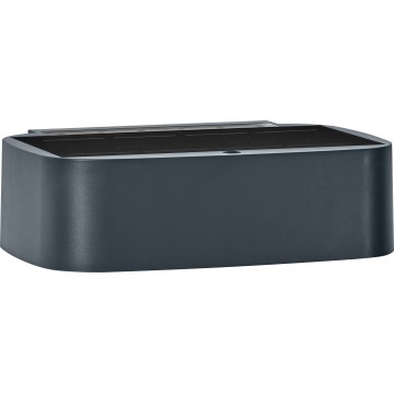 Osram - LED himmennettävä aurinkokäyttöinen seinävalaisin ENDURA STYLE LED/7,6W/4,2V 2000 mAh IP65 antrasiitti