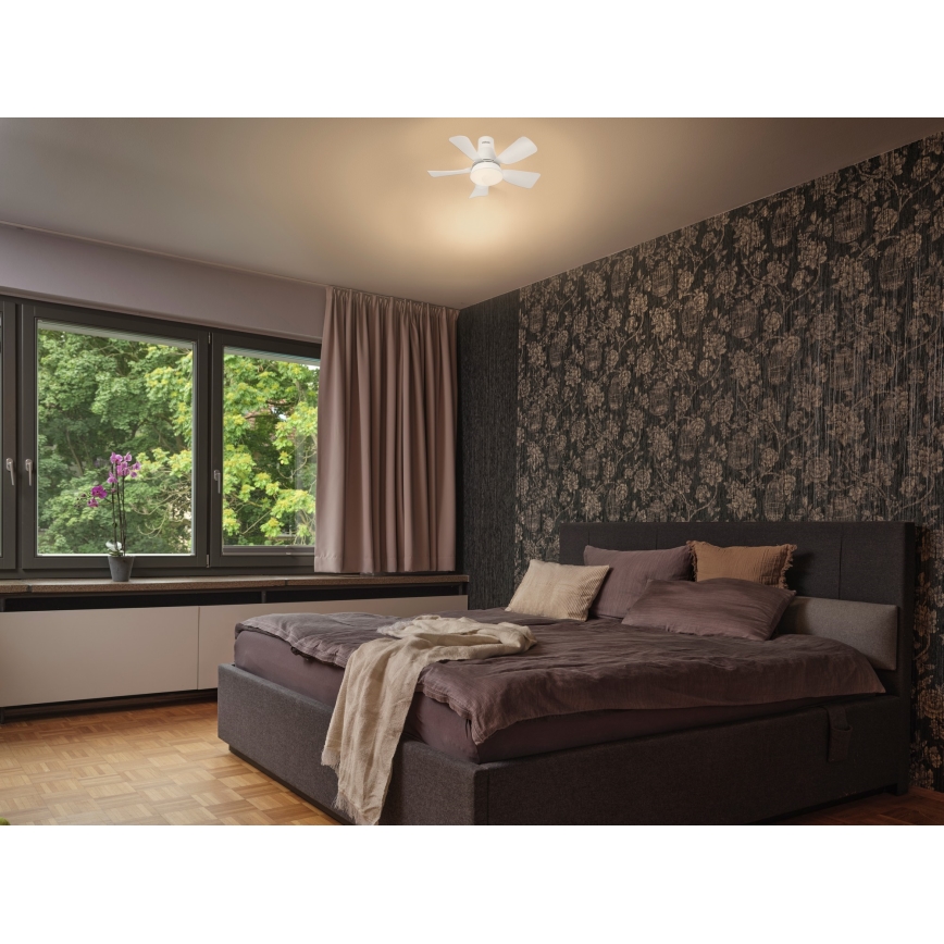 Osram - himmennettävä LED-kattotuuletin LESTE LED/15W/230V 3000/4000/6500K + kaukosäädin