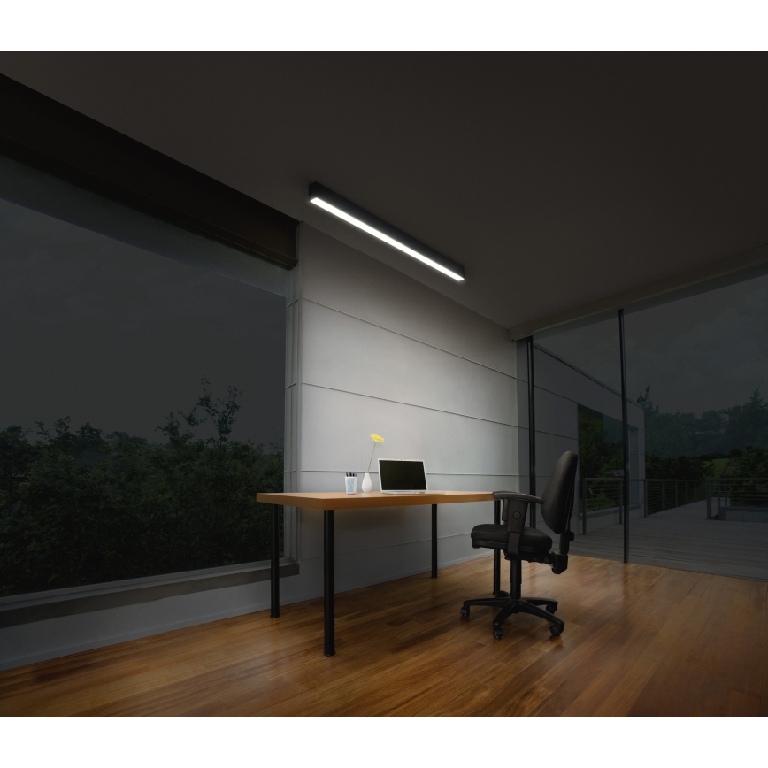Osram - LED himmennettävä kattovalaisin OFFICE LINE LED/11/20/30W/230V 4000K 112,6 cm musta