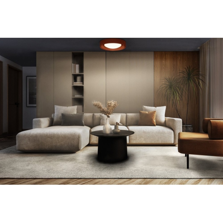 Osram - LED-himmennettävä kattovalaisin ORBIS CONCRETE LED/24,5W/230V halkaisija 50 cm ruskea/betoni