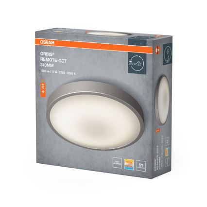 Osram - LED-himennettävä kattovalaisin ORBIS LED/17W/230V 2700-6500 halkaisija 31 cm + kaukosäädin