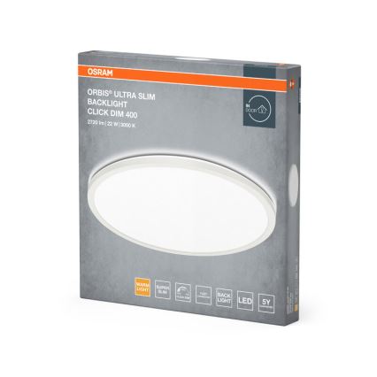 Osram - LED himmennettävä kattovalaisin ORBIS LED/22W/230V valkoinen