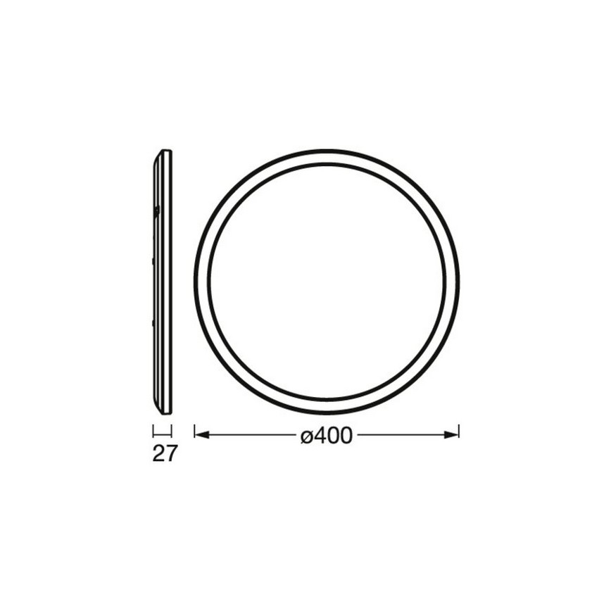 Osram - LED himmennettävä kattovalaisin ORBIS LED/22W/230V valkoinen