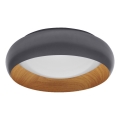 Osram - LED himmennettävä kattovalaisin ORBIS LIVIA LED/16W/230V halkaisija 30 cm antrasiitti/ruskea