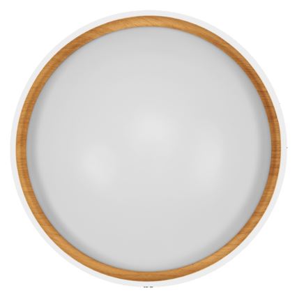 Osram - LED-himmennettävä kattovalaisin ORBIS LIVIA LED/16W/230V halkaisija 30 cm valkoinen/ruskea