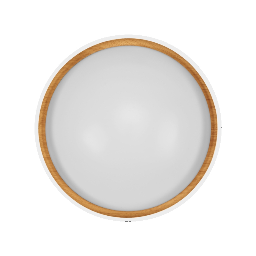 Osram - LED-himmennettävä kattovalaisin ORBIS LIVIA LED/16W/230V halkaisija 30 cm valkoinen/ruskea