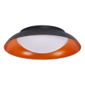 Osram - LED Himmennettävä kattovalaisin ORBIS PLATE LED/19W/230V Ø 31 cm oranssi/musta